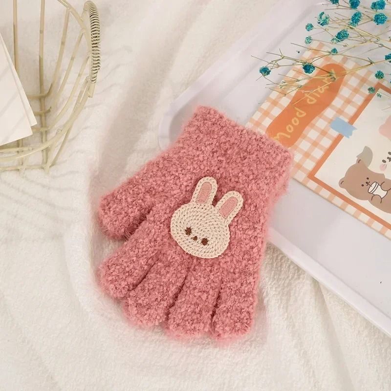 Cartoon Animal Thickened Baby Mittens