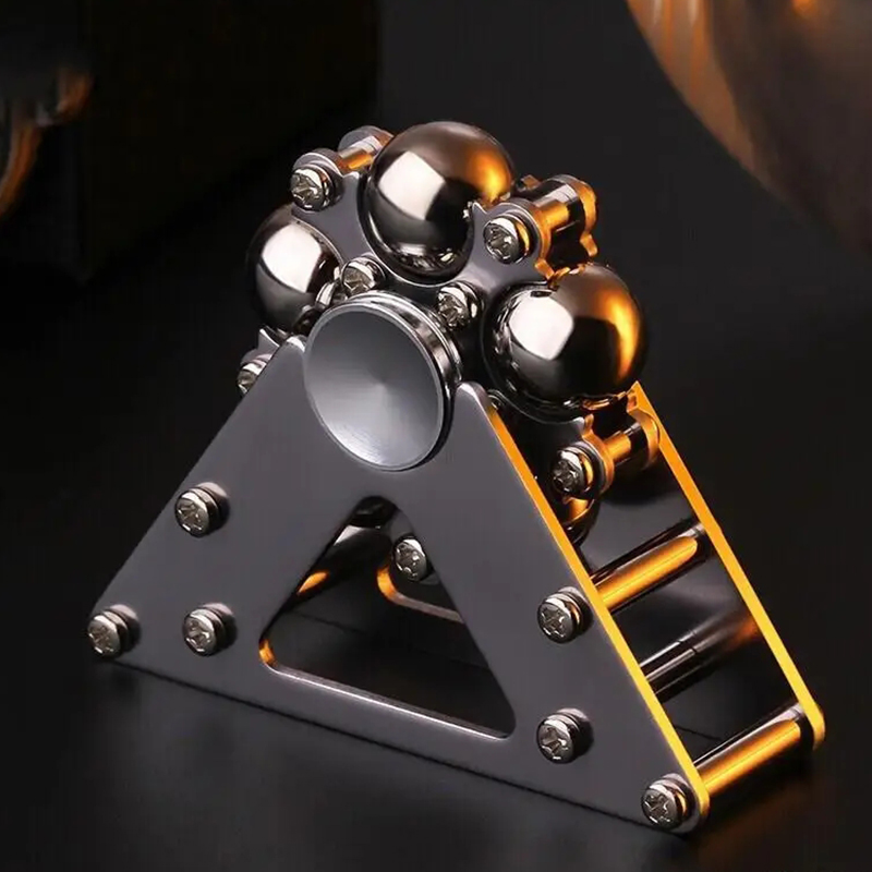 Creative Metal Ornaments Fingertip Gyroscopic Wheel for Adults Advanced Mechanical Desktop Pendant Toys