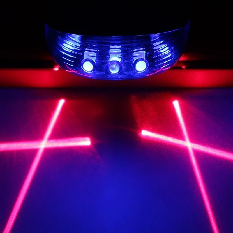 Bike LED Tail Light Laser Waterproof Bicycle Safety Warning Rear Light