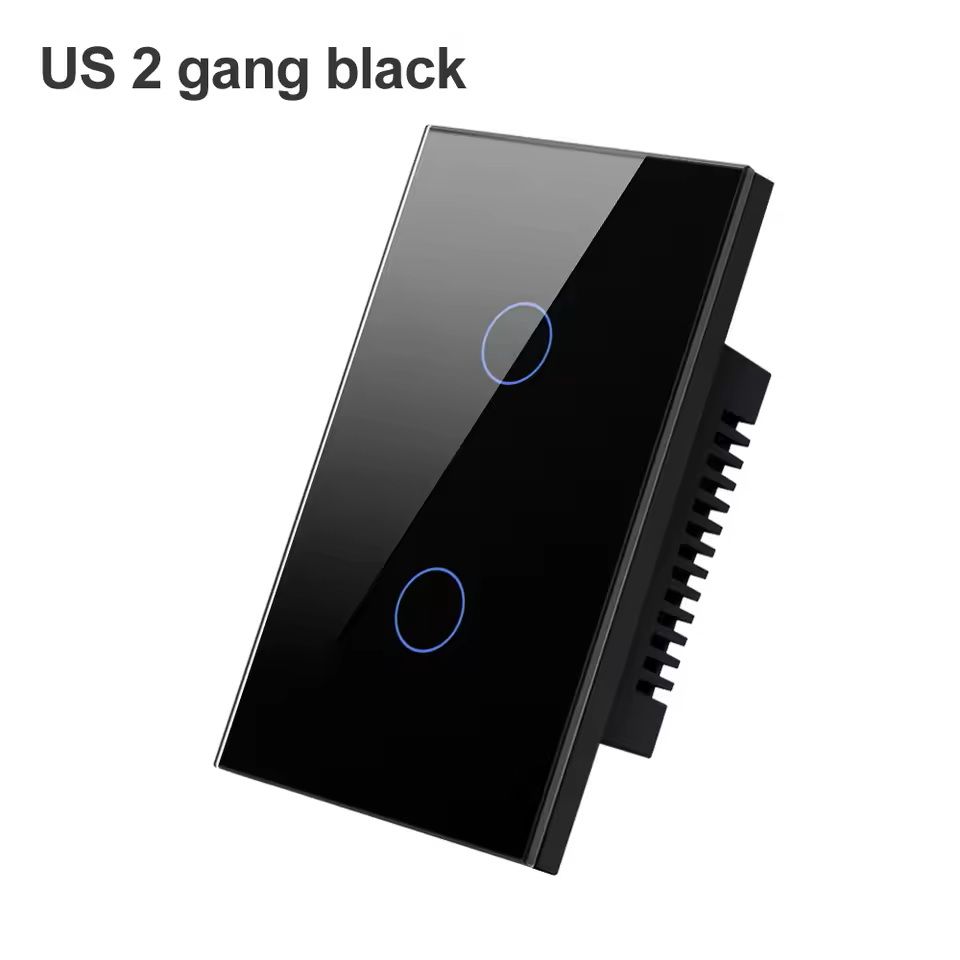 WiFi/Zigbee Smart Light Switch – Touch Control, No Neutral Wire Required, Compatible with Alexa & Google Home