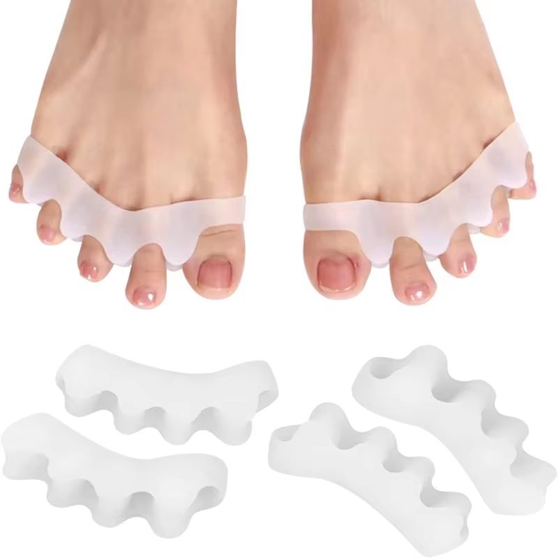 AlignEase Silicone Toe Separator for Bunion Relief & Toe Straightening