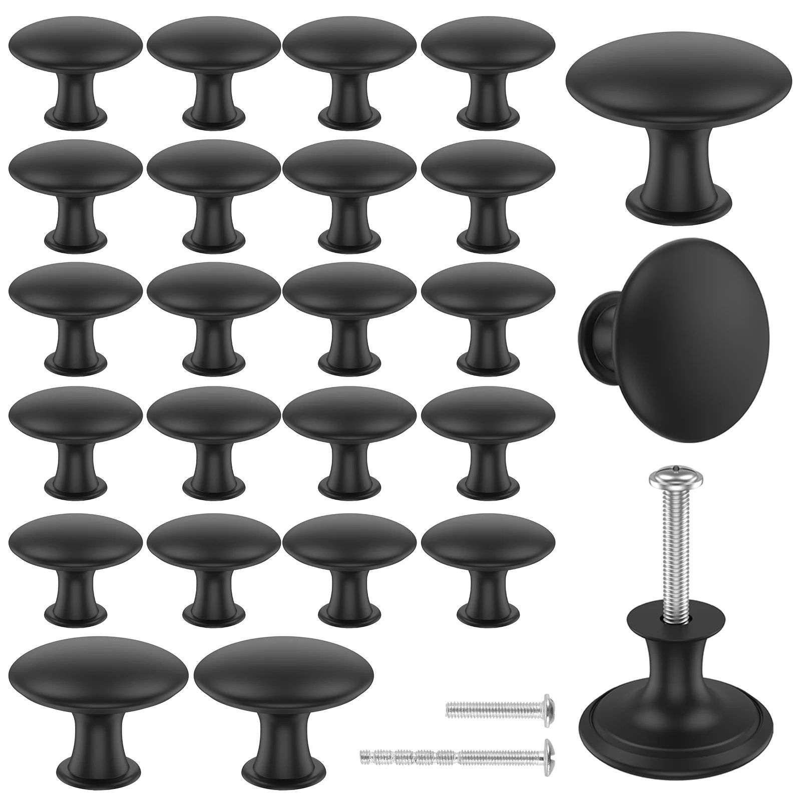 25 Piece Gold Drawer Knob Set Zinc Alloy Cabinet Handle Pulls