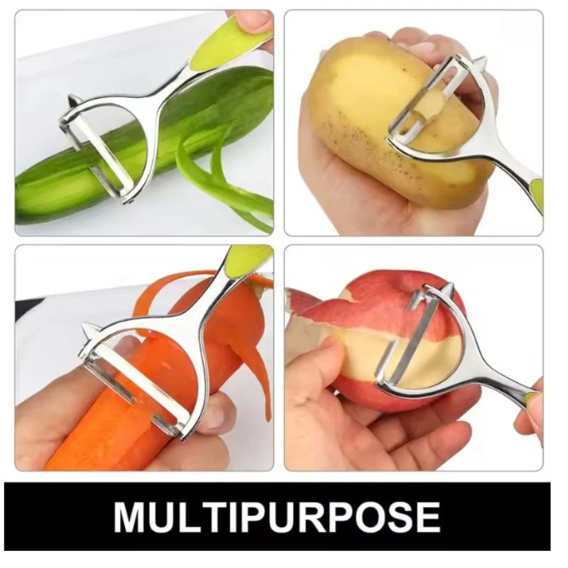 Stainless Steel Multifunction Vegetable Peeler