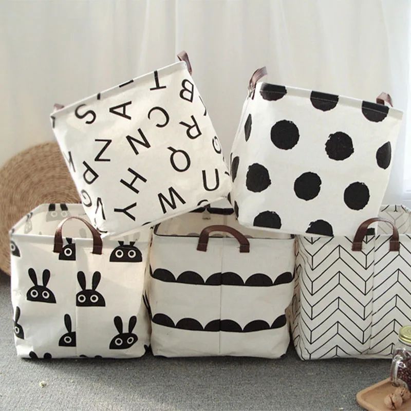 Foldable Fabric Storage Basket