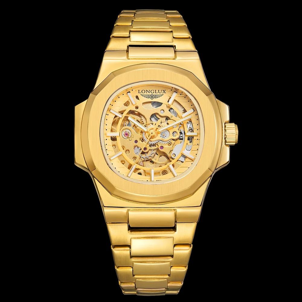 LONGLUX Men Automatic Mechanical Watch