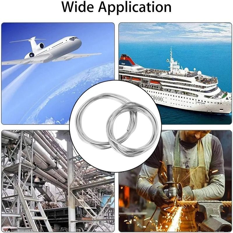 Low Temperature Melt Aluminum Welding Rods Flux Core Soldering Wire 1.6 mm 2 mm