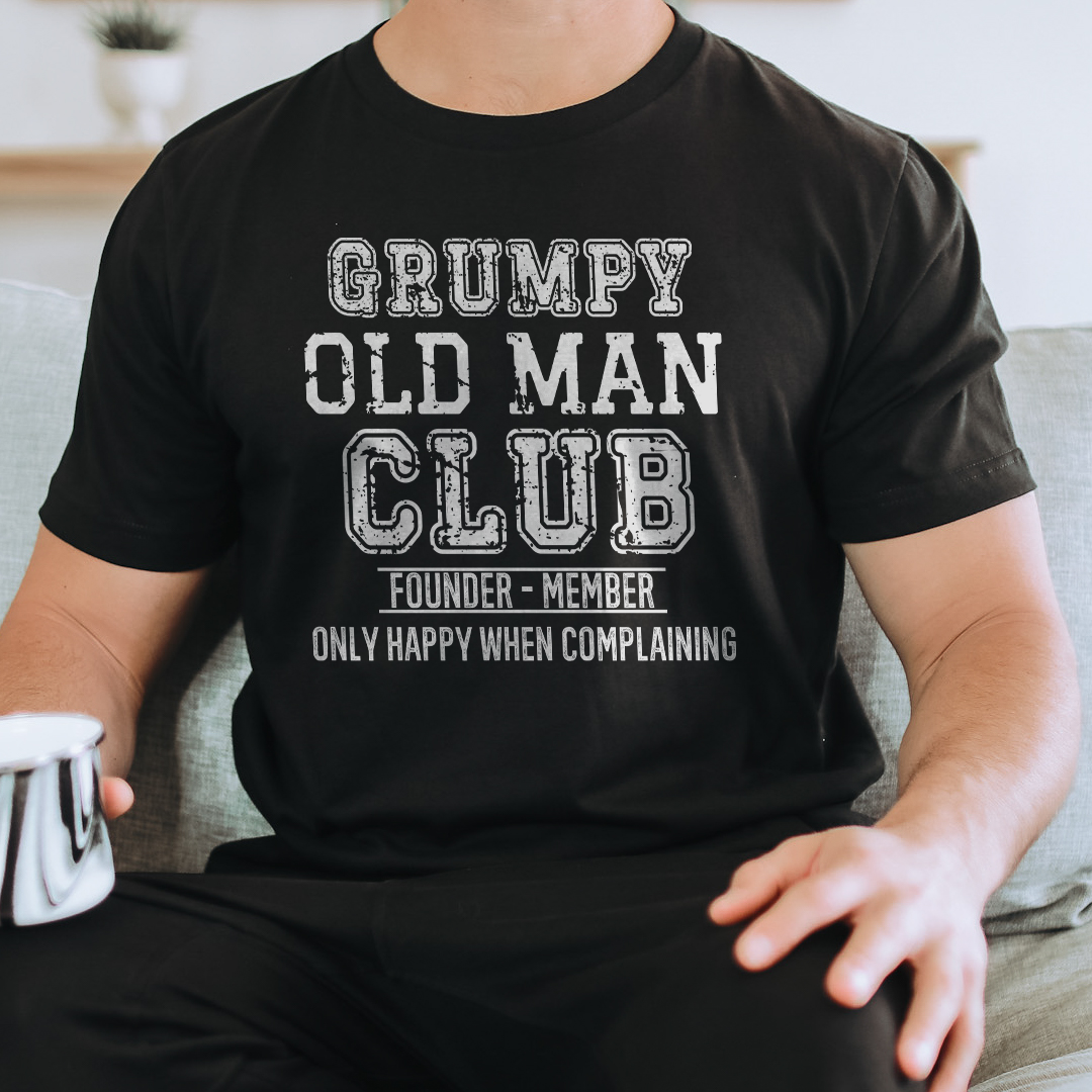 Grumpy Old Man Club Founder Member Tee