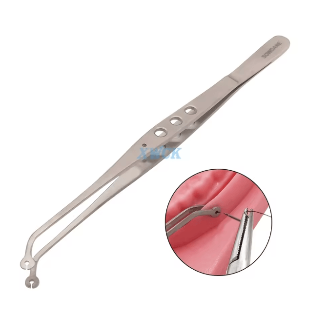 Precision Dental Surgical Tweezers Stainless Steel Forceps
