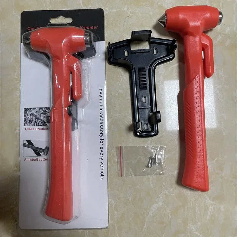Emergency Car Safety Hammer with Window Breaker & Seat Belt Cutter