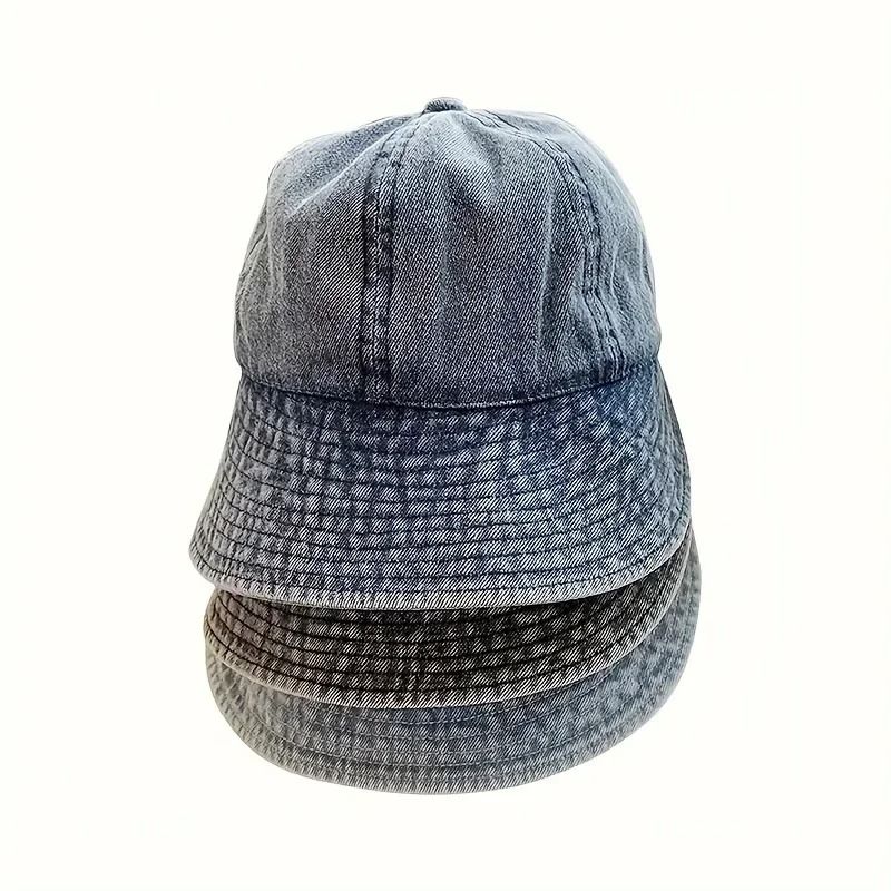 Foldable Wide Brim Sun Hat Adjustable Cotton Summer Beach Cap
