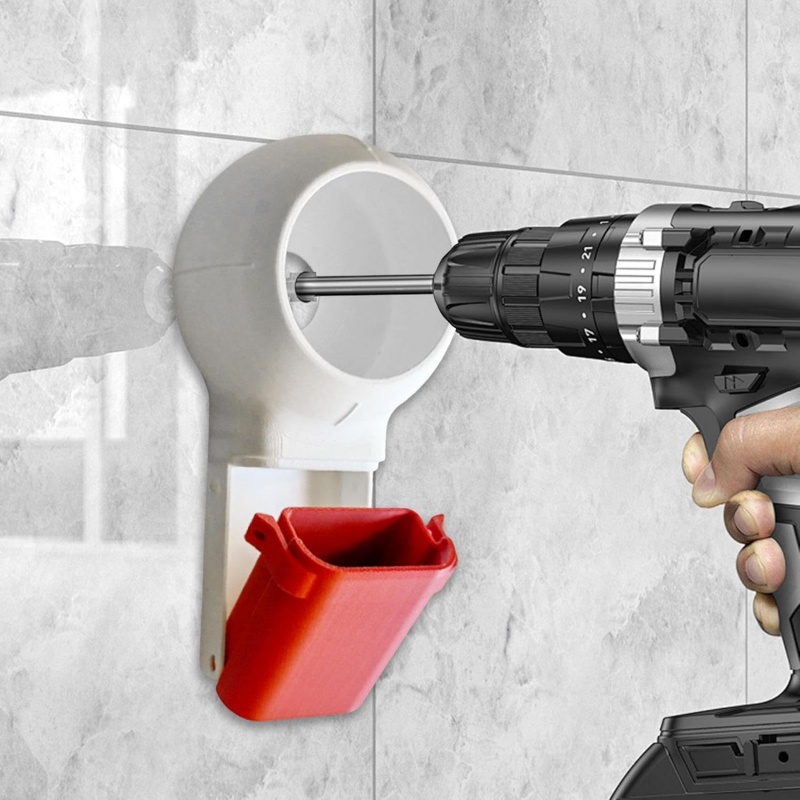 Electric Drill Drilling Dust Cover, Rotary Nozzle Drill Dust Collection Box, Dust Collector Tool