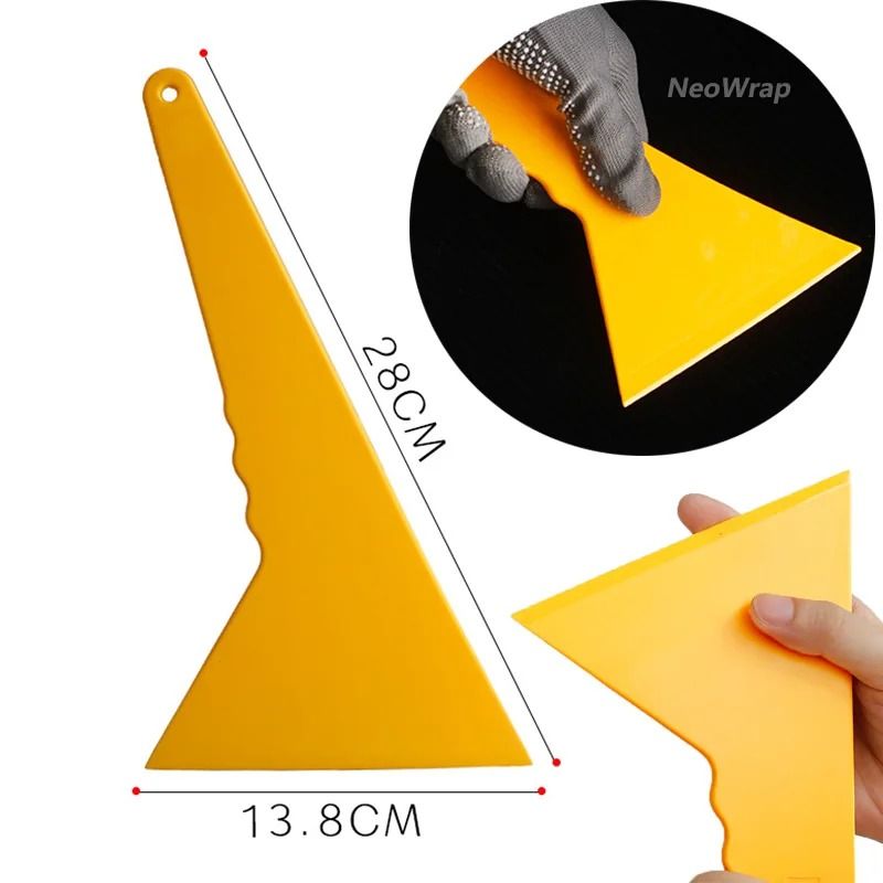 Heavy-Duty Car Ice Scraper & Window Squeegee