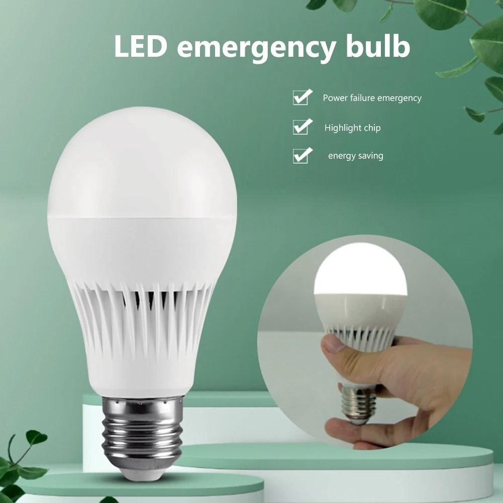Rechargeable LED Emergency Light Bulb with Touch Control