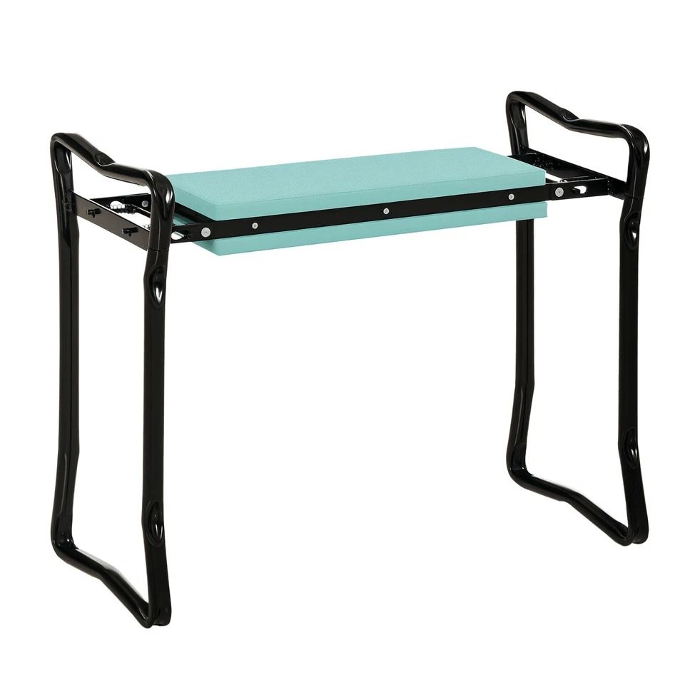 Folding Garden Kneeler & Seat Comfortable Kneeling Pad with Cushion, Ergonomic Design for Gardening and Kneeling Relief