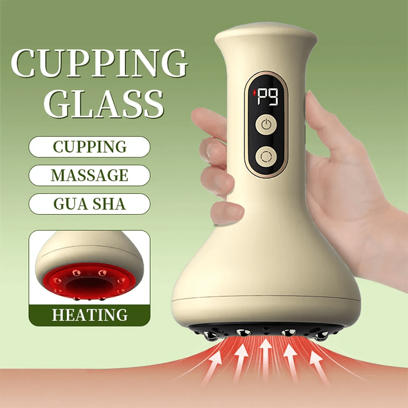 Smart Cupping Massage Machine with Red Light Therapy and Vacuum Suction