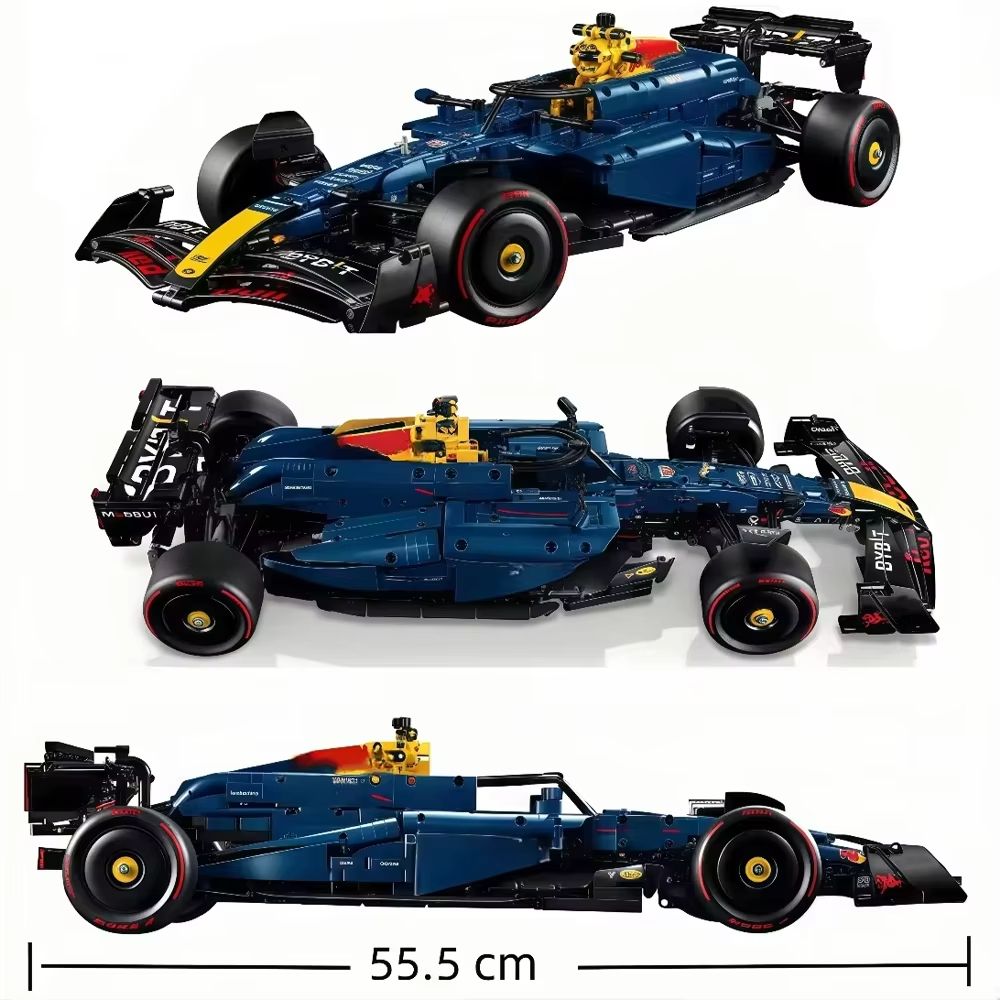 RB20 F1 Technic-Style Racing Car Building Kit – Model with 1,639 Pieces
