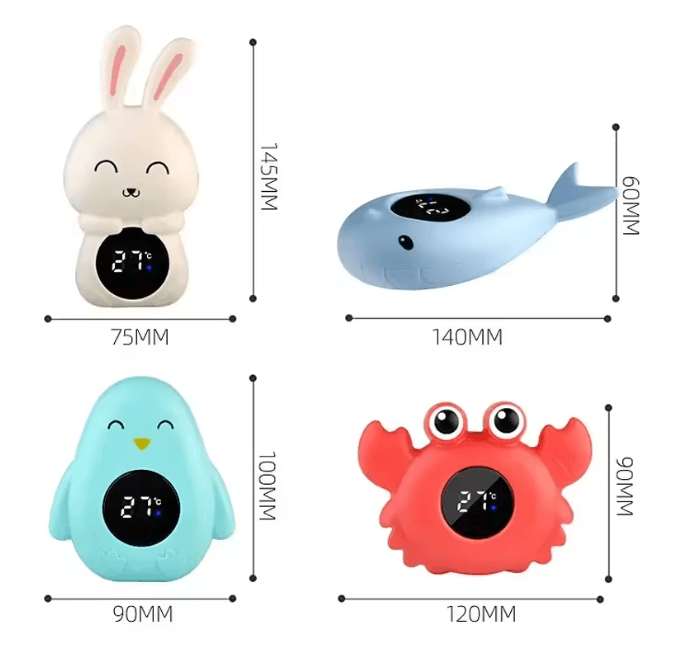 SafeTemp Floating Baby Bath Thermometer with Digital Display