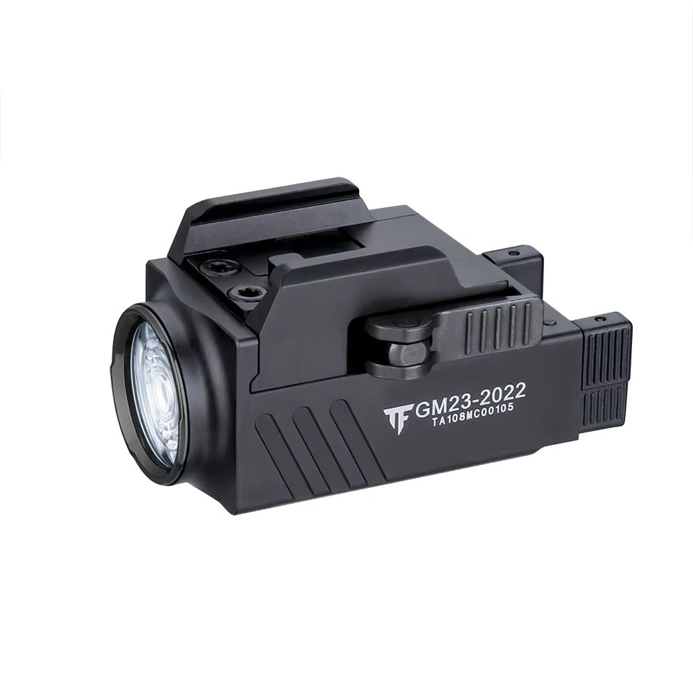 Trustfire GM23 Tactical LED Flashlight – Compact 800 Lumens USB Rechargeable Rail Light