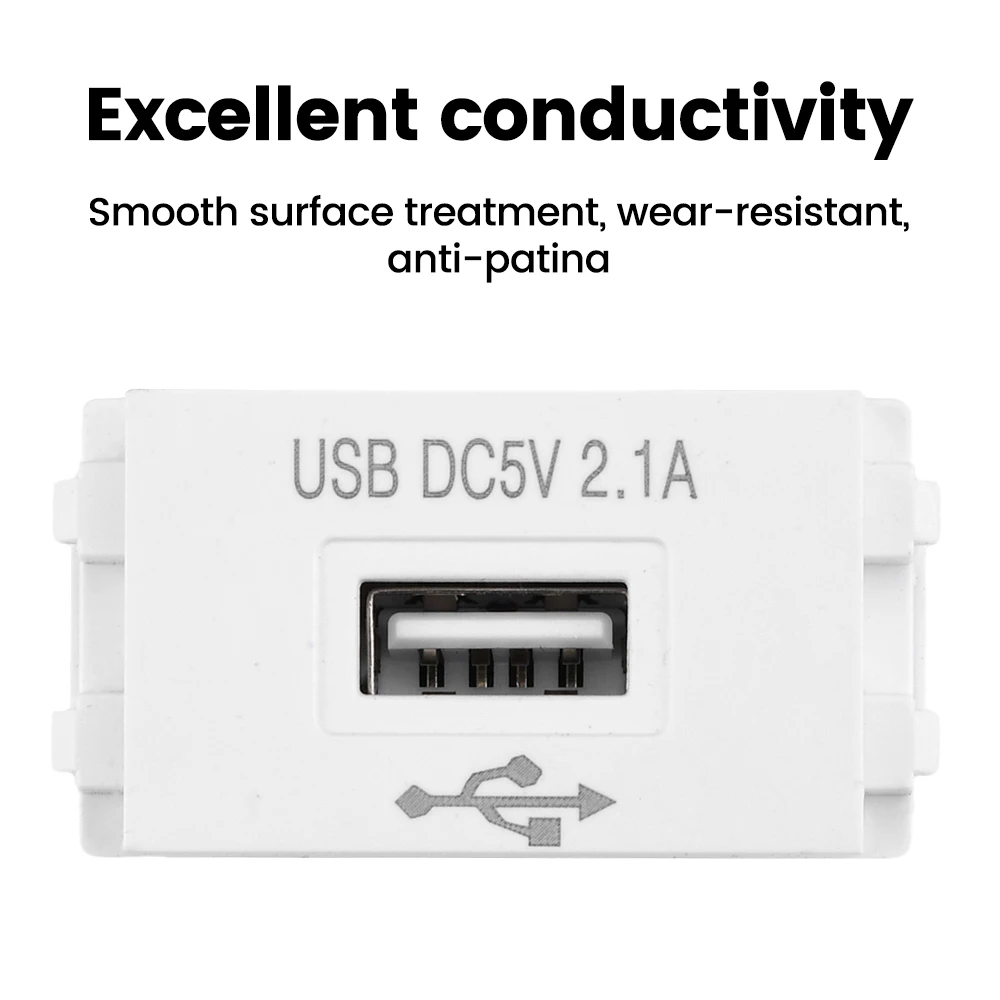USB Power Module Socket Transformer Mobile Phone Charging Panel Switching Adapter USB Charging Power Socket