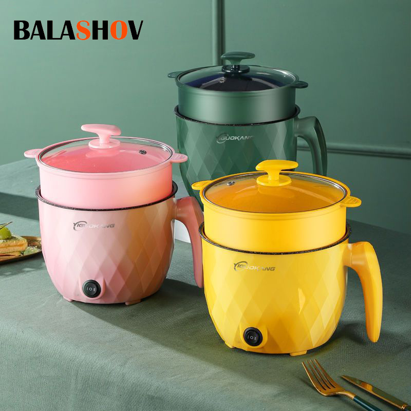 Mini Electric Rice Cooker Non-stick Multicooker Cookware for Home Kitchen Use