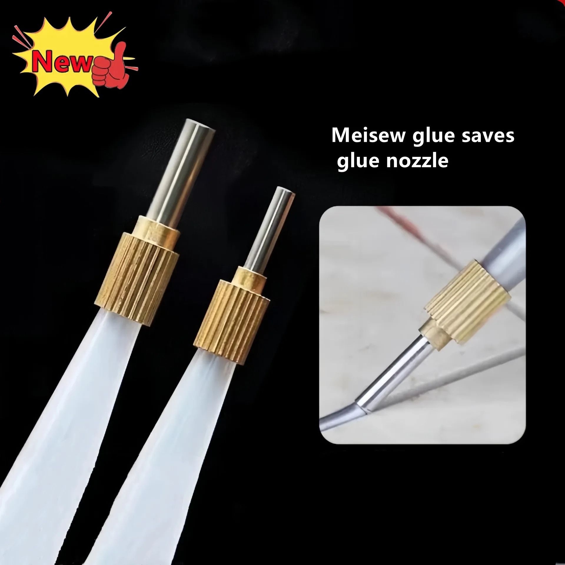 Stainless Steel Caulking Nozzle Applicator Finishing Tip Tool