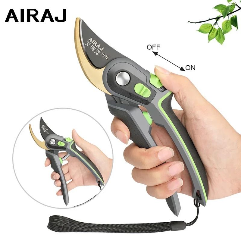 AIRAJ Horticulture Pruner – Heavy-Duty Plant Trimming Shears & Shrub Garden Scissors