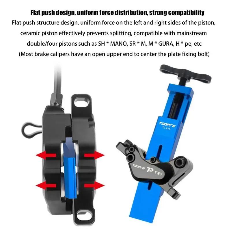 Hydraulic Disc Brake Piston Reset Tool for Mountain and Road Bikes