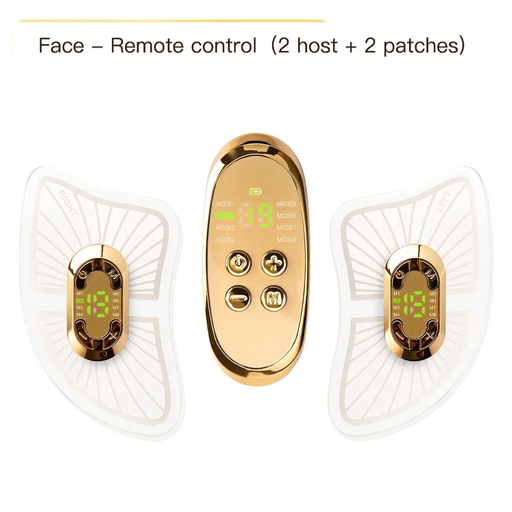 EMS Facial Eye Massager Dual Head Electric Skin Tightener