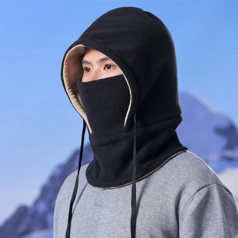 Unisex Winter Balaclava Hat – Windproof Thermal Cap with Integrated Face Mask