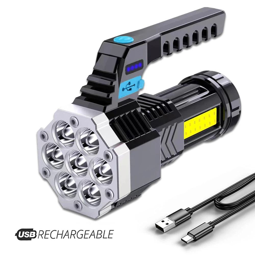 High Power 7 LED Rechargeable Camping Torch