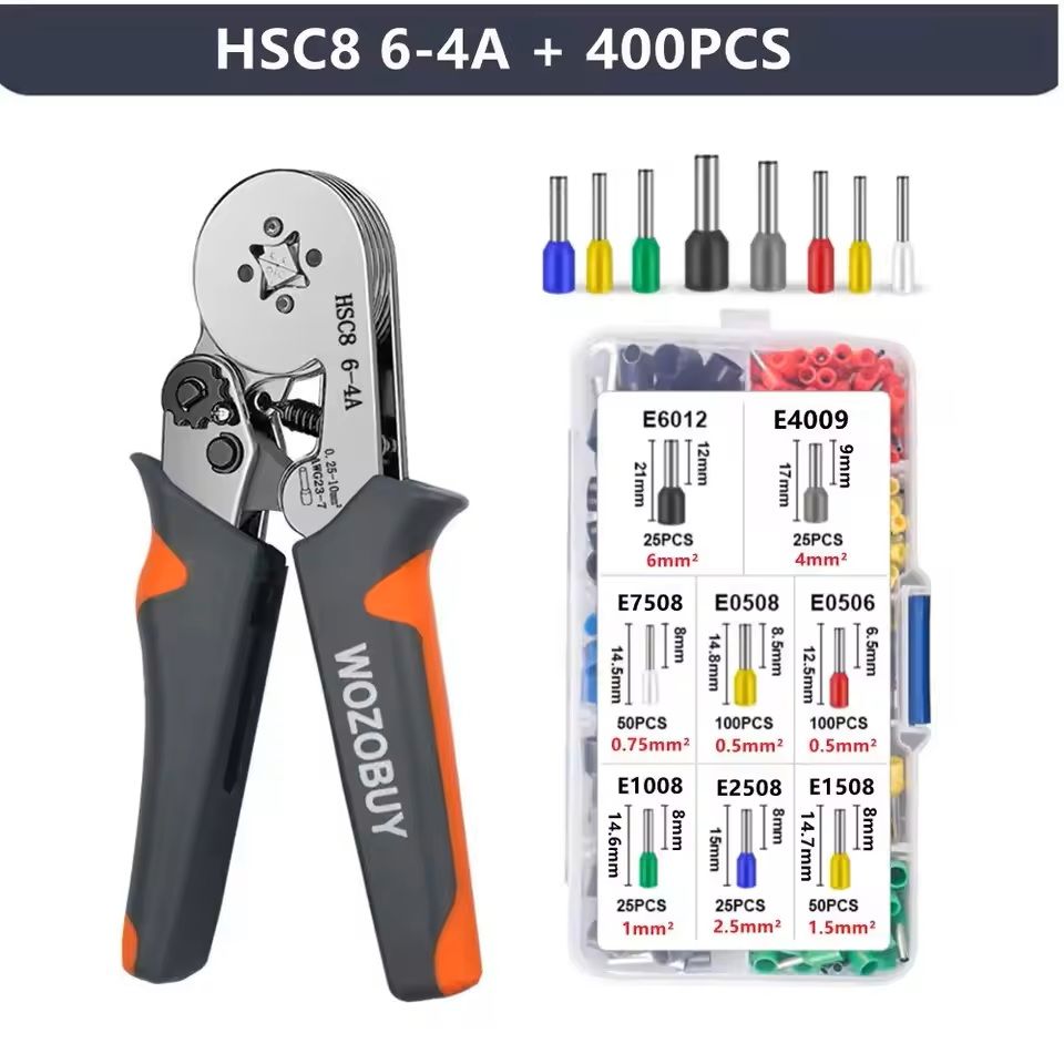 Mini Electrical Wire Crimping Tool with Ferrule Sleeves