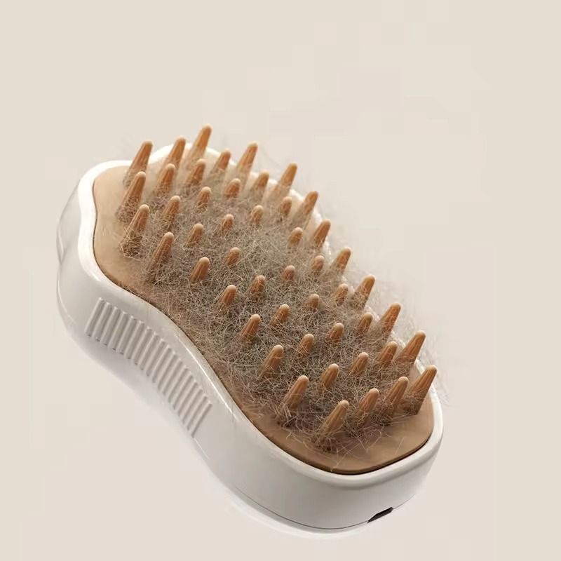 Three in One Pet Grooming Brush with Steam Function for Cats and Dogs