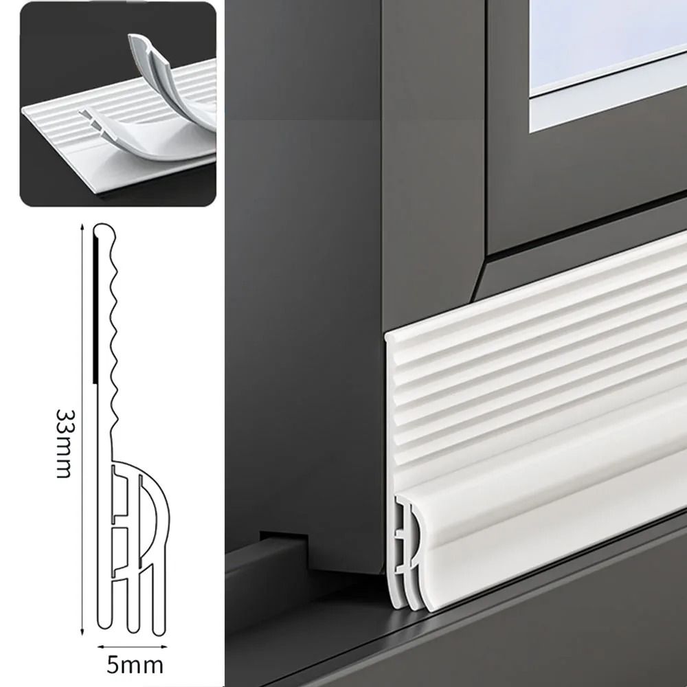 Triple Soundproof Window Seal Strip Self Adhesive Design