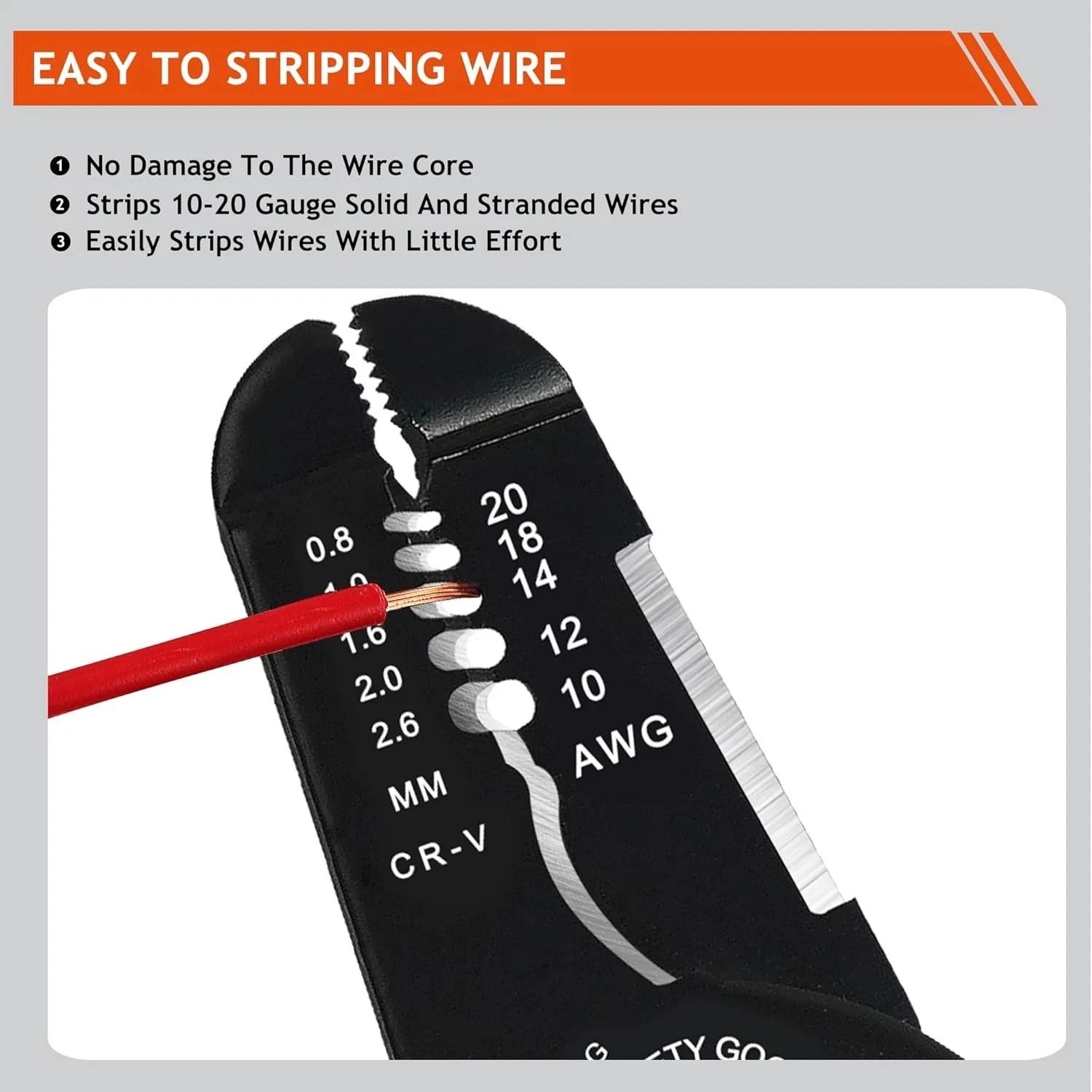 Crimper Cutter, Wire Strippers Pliers Tool AWG Electric Wire