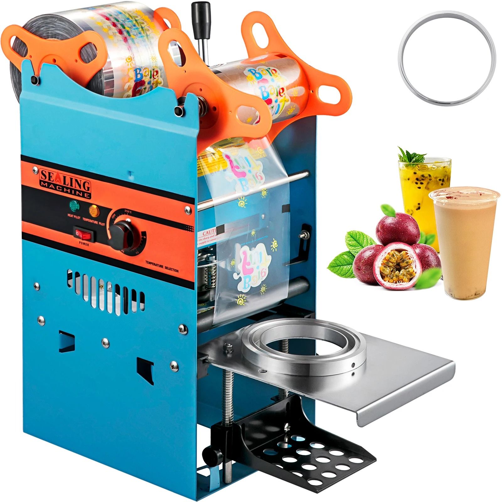 Manual Cup Sealer Machine with Heating Technology for 90 and 95 mm Cups