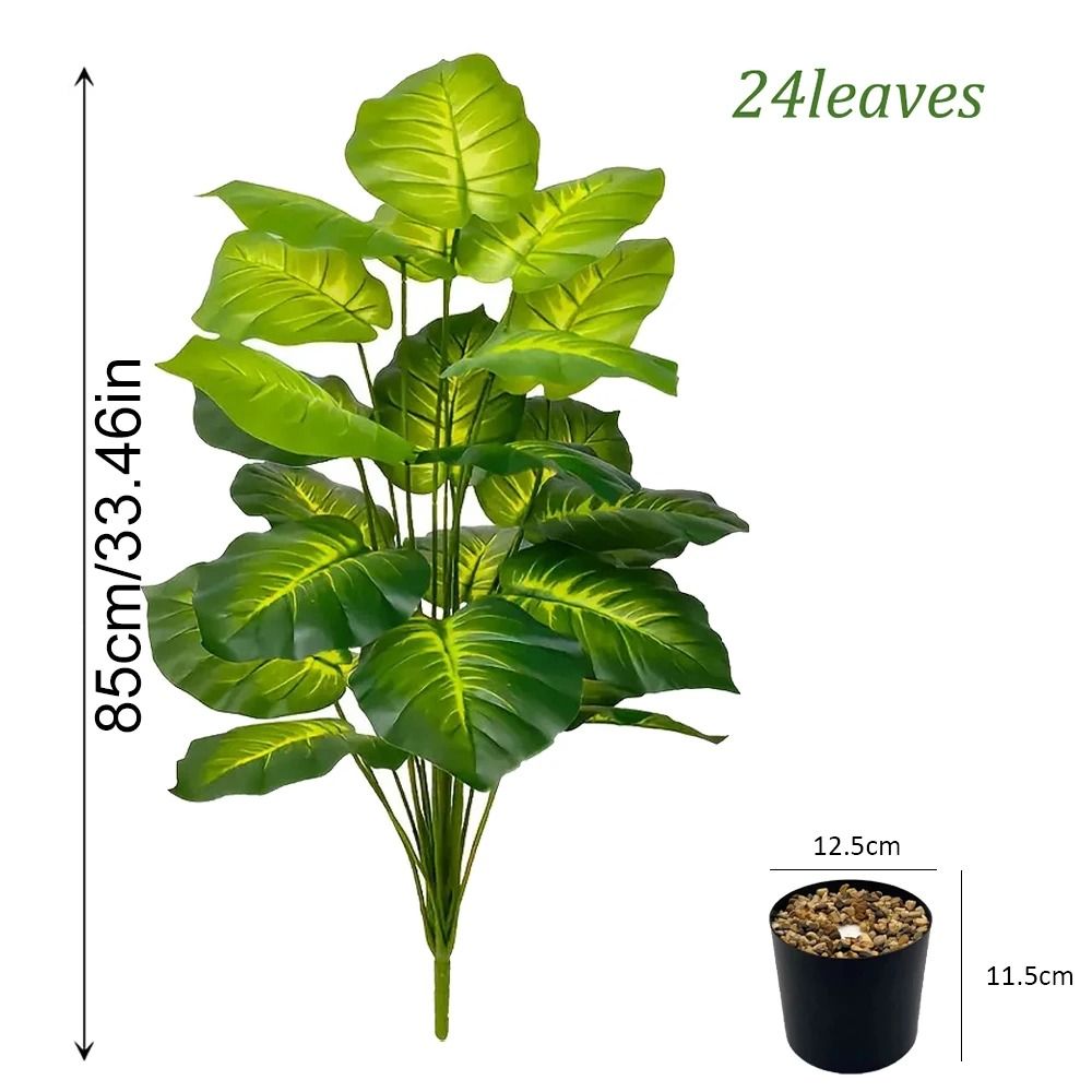 Premium 24-Leaf Artificial Areca Palm Tree with Pot