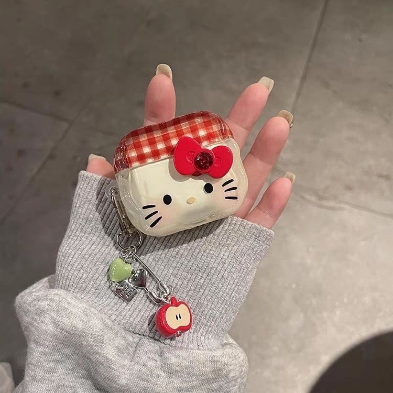 Hello Kitty Cartoon Earphone Case for Apple Airpods 4 3 Pro 2 1, Protective Wireless Bluetooth Headset Cover