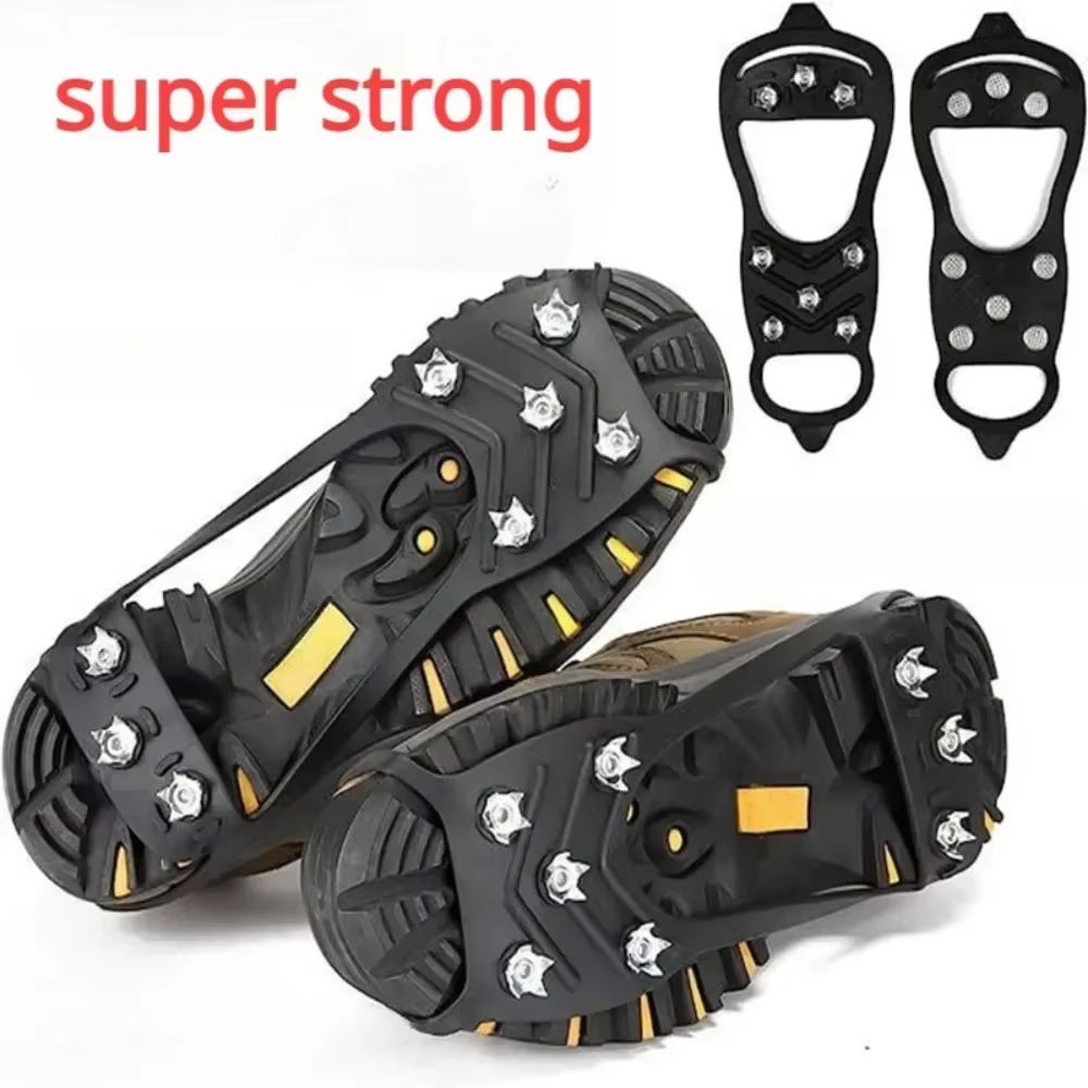 8-Tooth Ice Gripper Spike for Shoes Winter Outdoor Anti-Slip Crampon