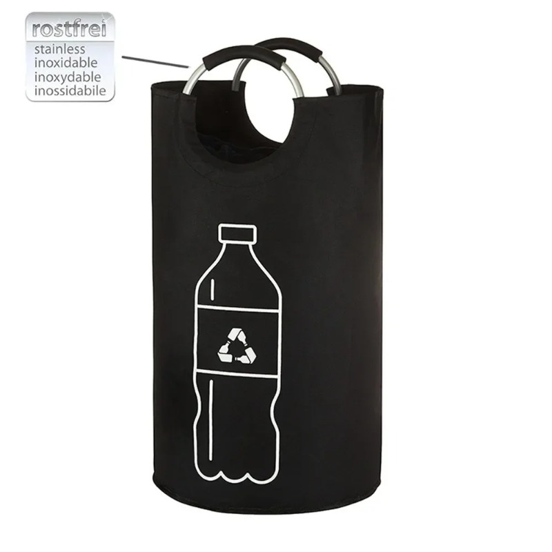 Foldable Laundry Storage Bag with Aluminum Handle  Portable laundry storage bag & Recycling Organizer