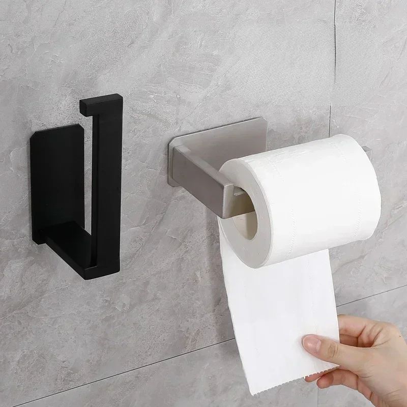 Black Stainless Steel Toilet Paper Holder