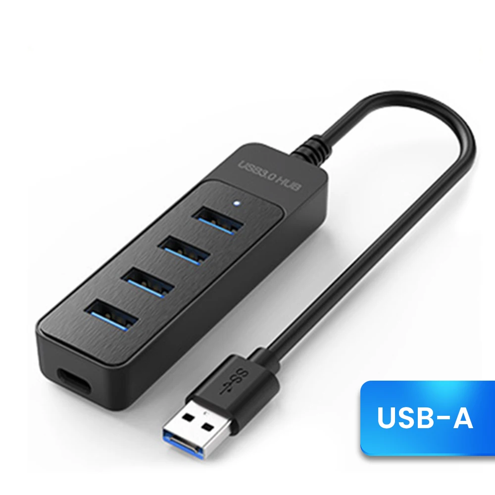 Multi USB Hub Power Adapter Splitter, USB Multi Port Extender Hub