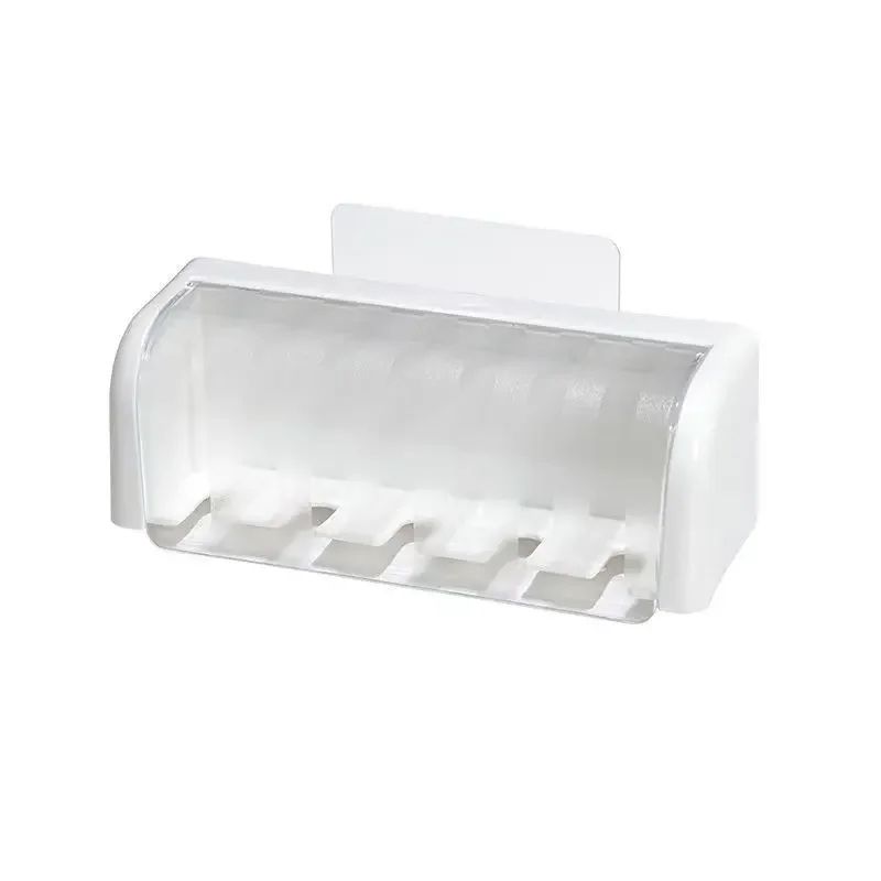 Punch-Free Toothbrush Holder with Cover