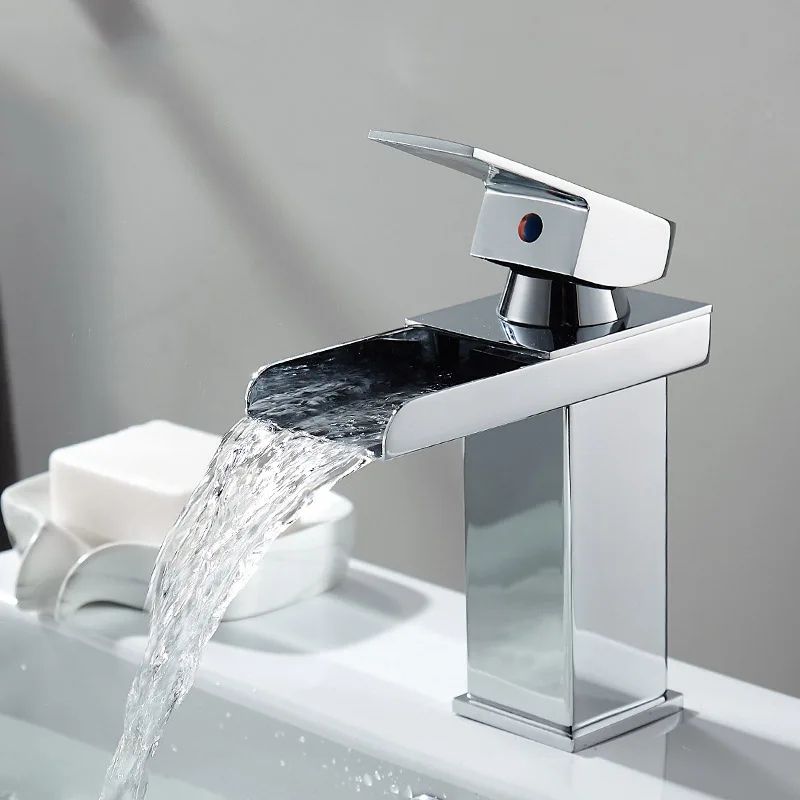 Stainless Steel Waterfall Basin Faucet