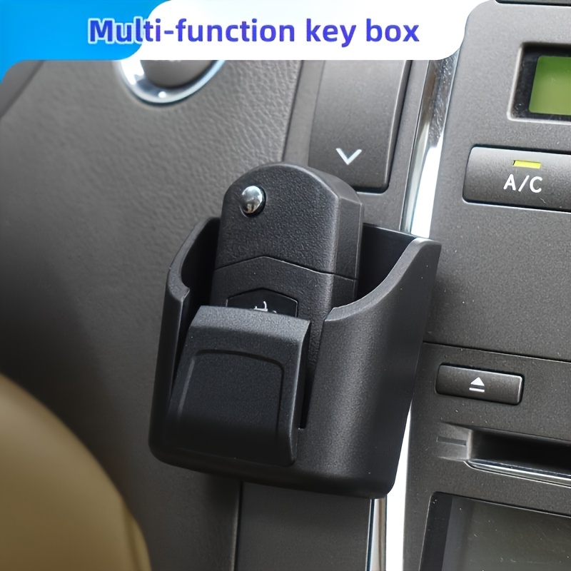 Dashboard Remote Control Box Car Key Organizer for Car Keys and Cards Storage