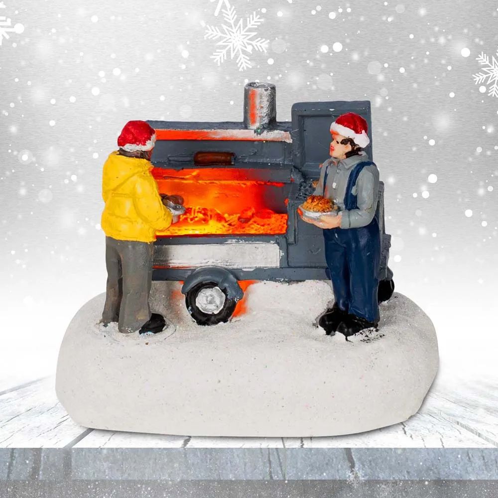 Enchanting LED Christmas Village Display Set – Lighted Miniature Houses & Holiday Figurines