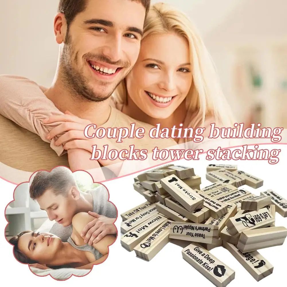 Couples Wooden Love Block Game