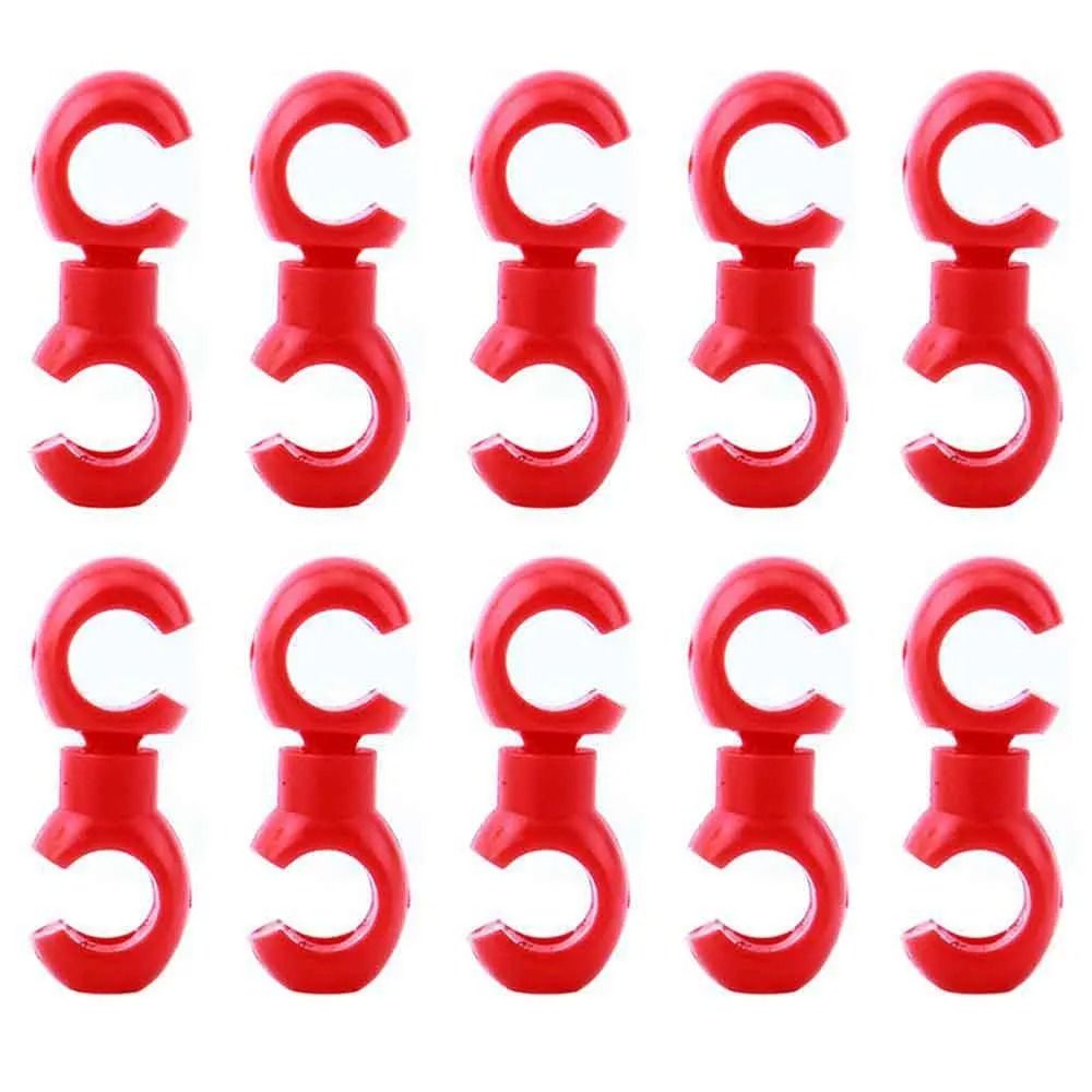 10-Piece Rotatable S-Style Bicycle Cable Management Clips