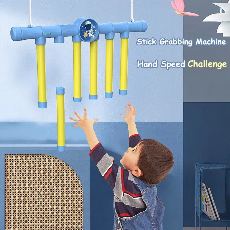 Fast Catch Reaction Training Toy for Kids Hand Eye Coordination Game Falling Sticks Challenge