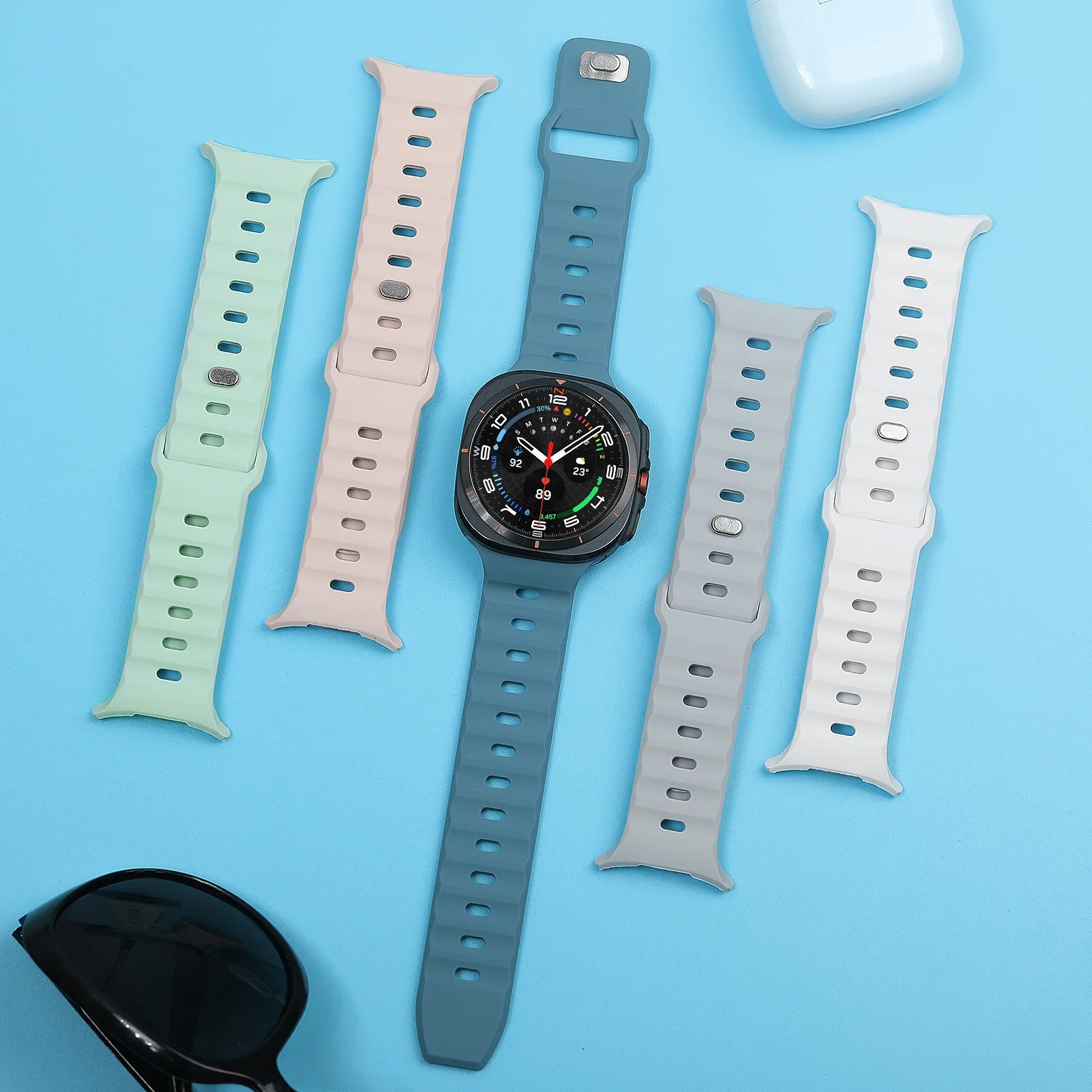 Sport Silicone Bracelet for Galaxy Watch Ultra, Watch Ultra Strap Accessories
