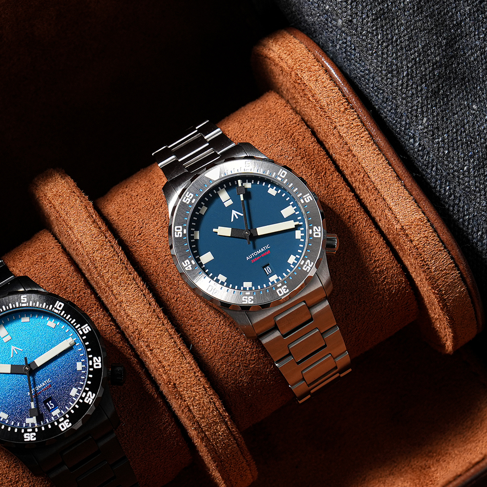 Luxury Automatic Mechanical Watch with Sapphire PVD Waterproof Design, Luminous Dial